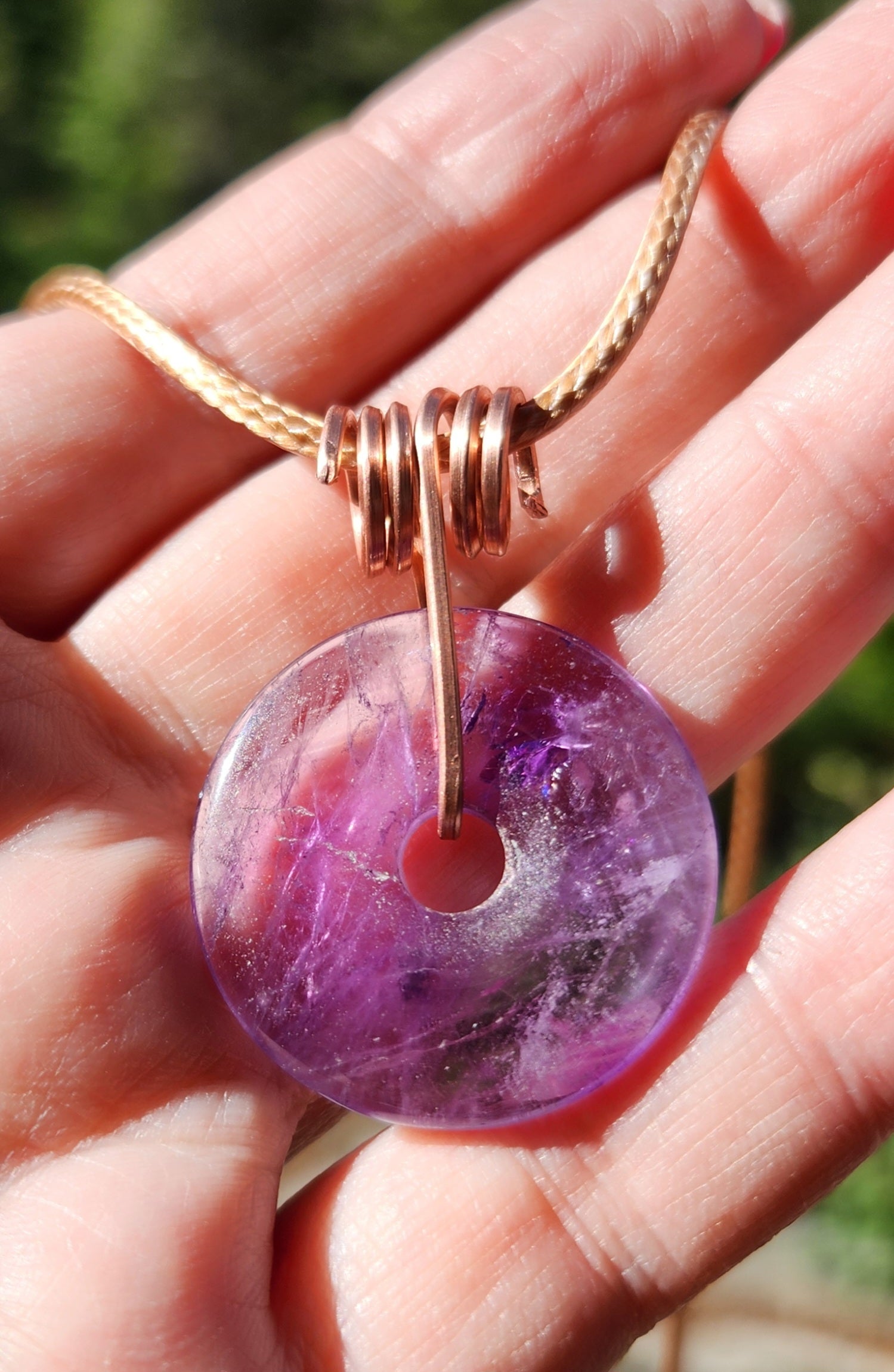 BLESSED Talisman of Amethyst and Copper