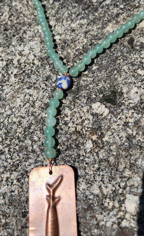 BLESSED Talisman of Aventurine and Lapis Lazuli