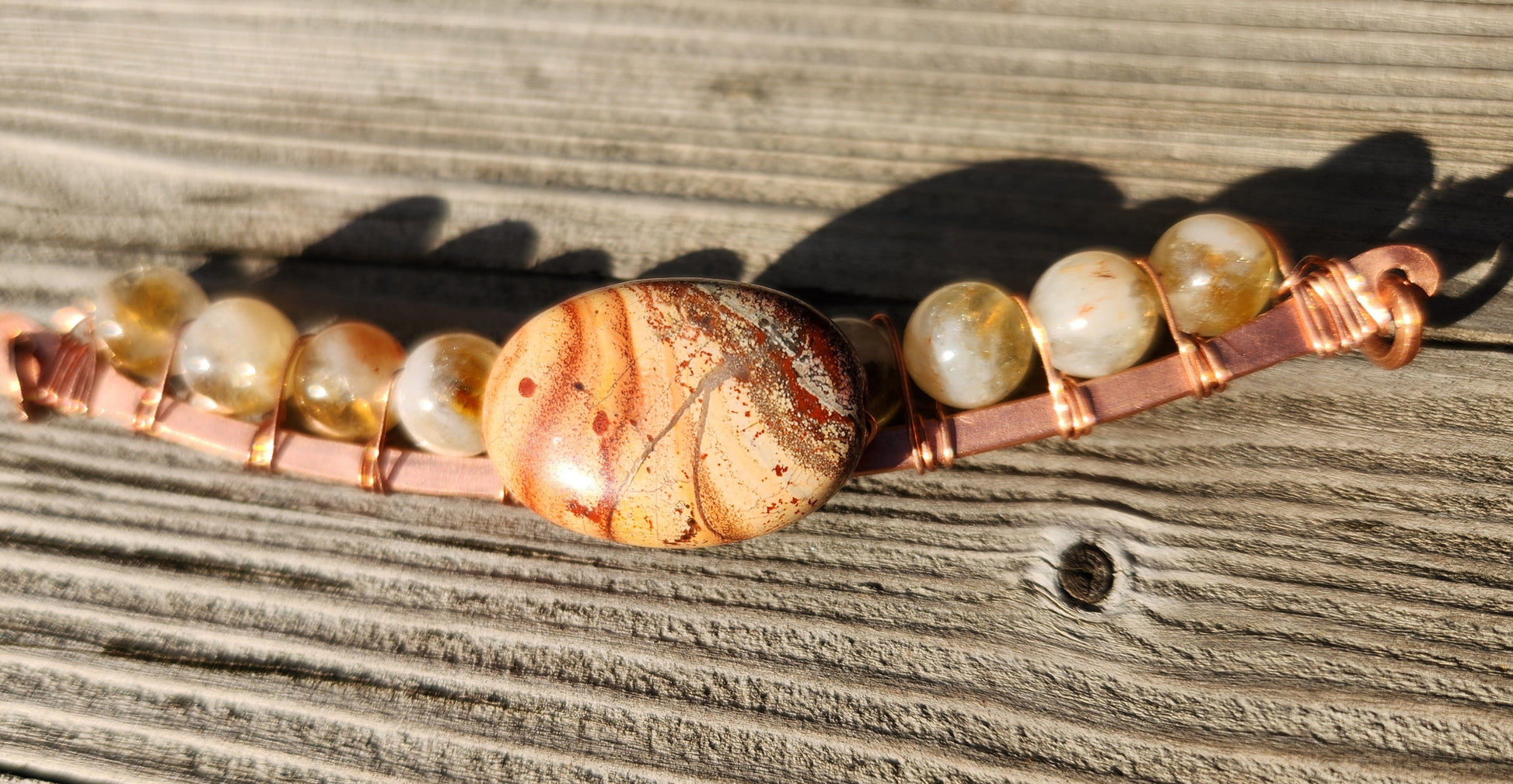 BLESSED Talisman of Red Jasper and Citrine