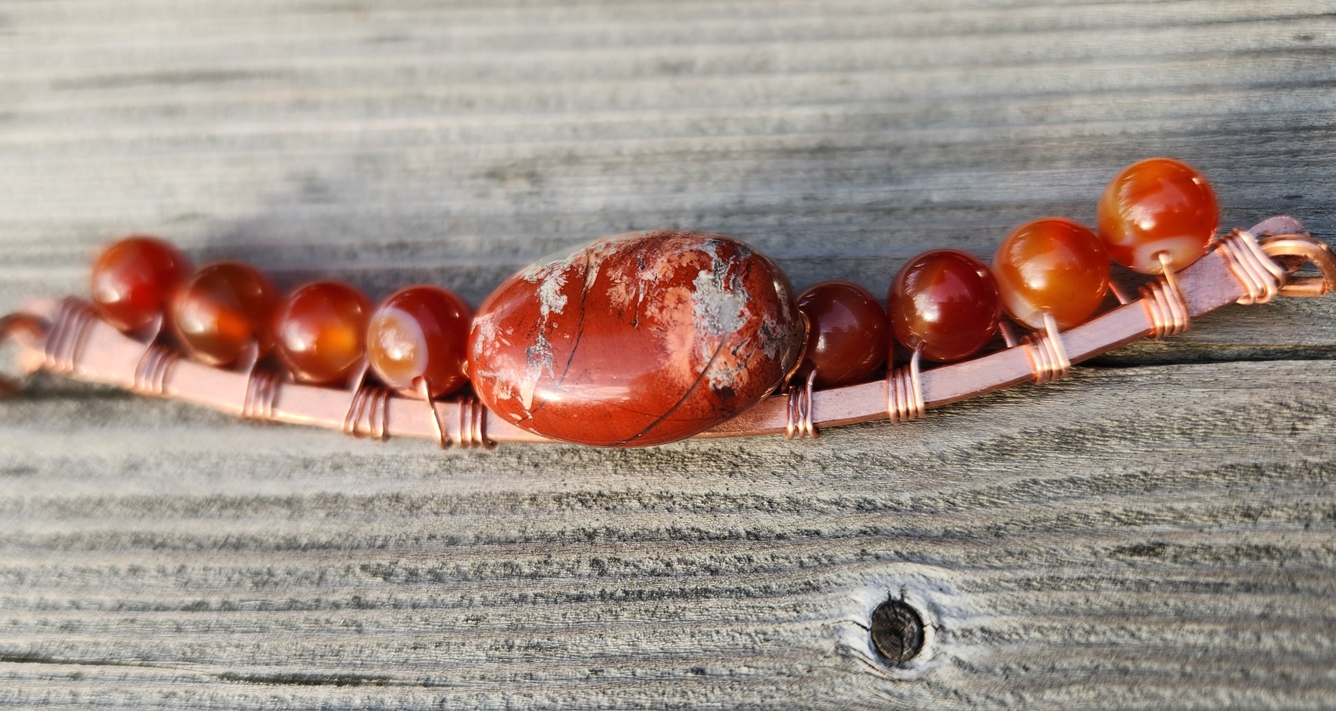 BLESSED Talisman of Red Jasper and Carnelian