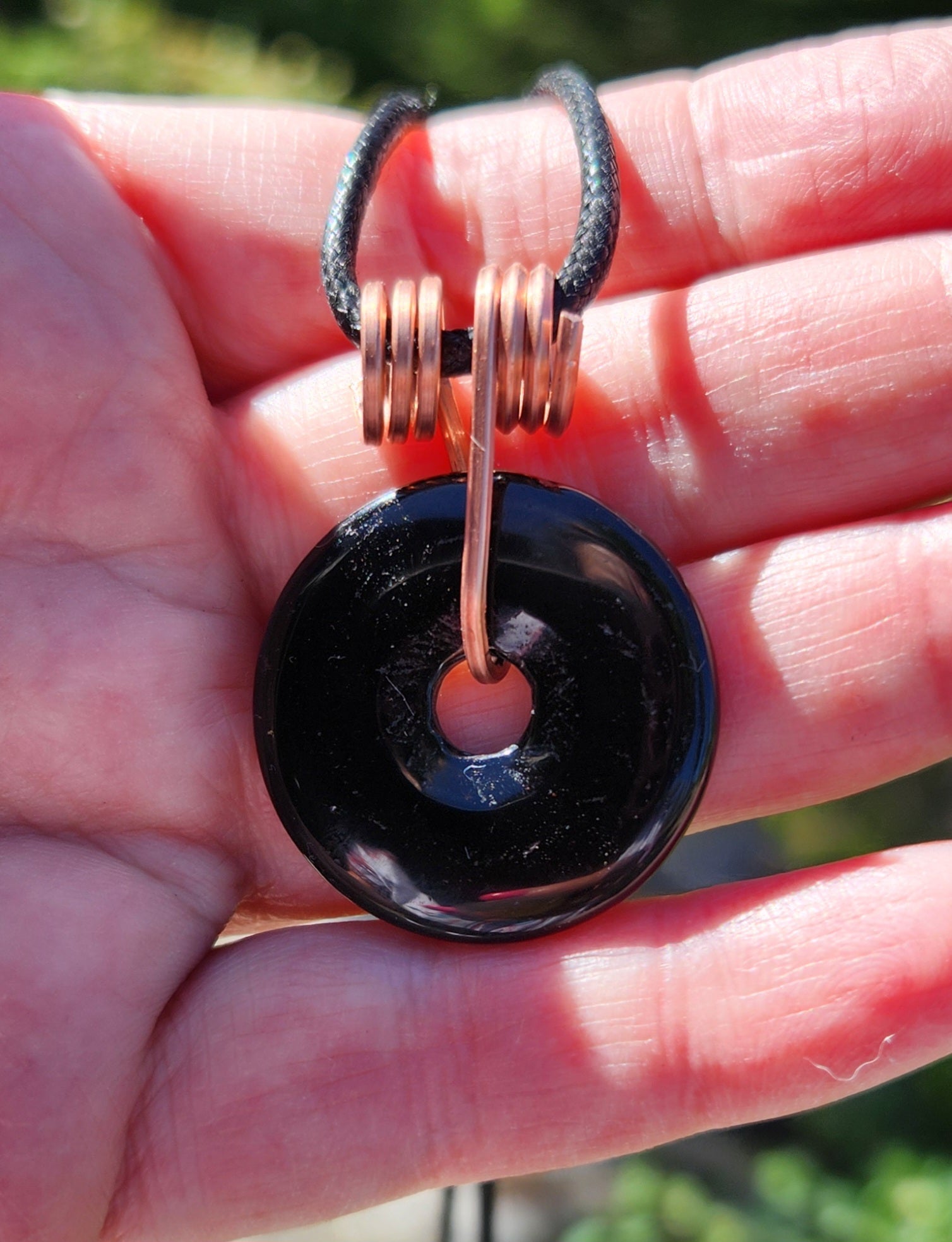 BLESSED Talisman of Black Onyx and Copper