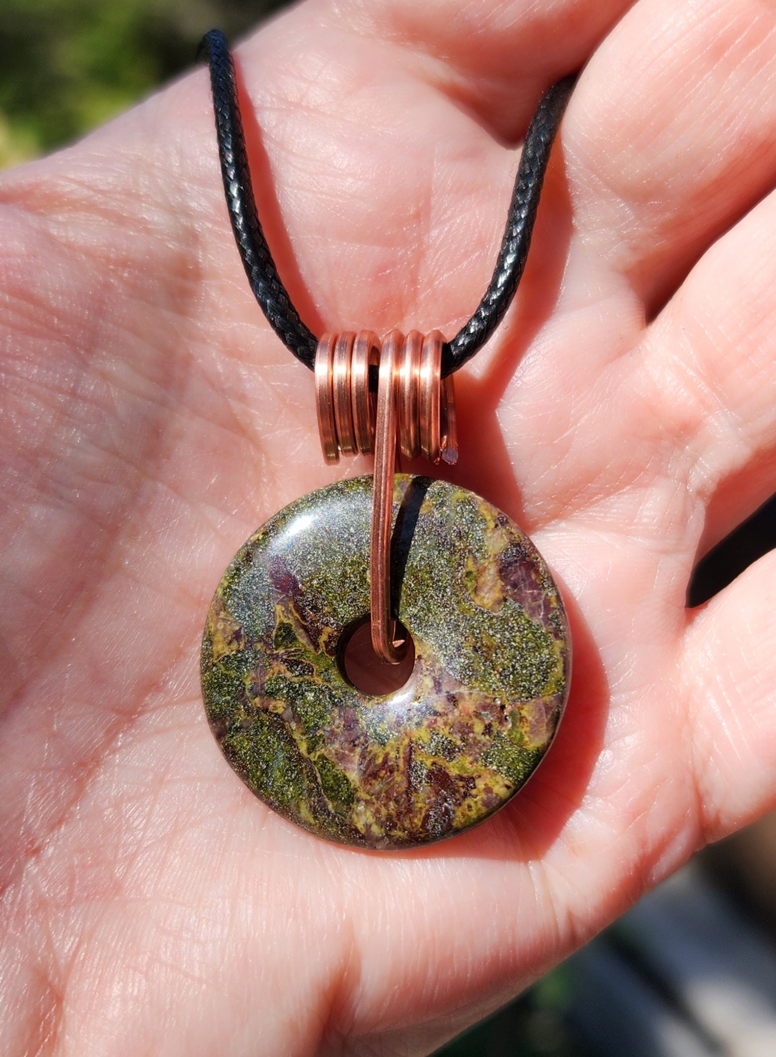 BLESSED Talisman of Bloodstone and Copper
